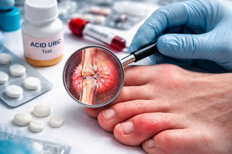 Guta: cauze, simptome, analize și tratament